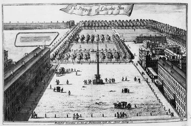 The Prospect of Lincolns Inn, 1720