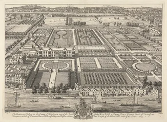 View of Beaufort House and Chelsea 1699