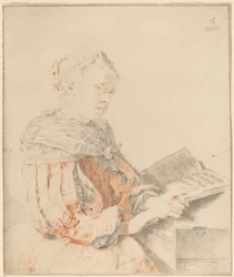 Young Girl at the Keyboard