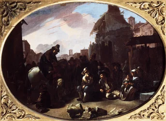 Bambocciata, Tooth puller in Piazza Navona