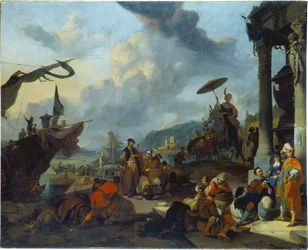 Mediterranean Harbour Scene