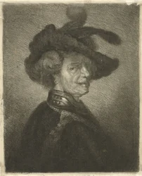 Tronie of a Man with a Feathered Beret