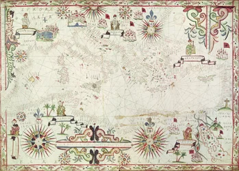 Map of the Mediterranean, 1625
