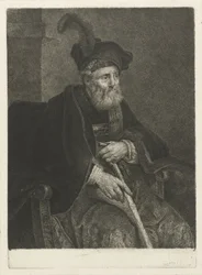 Portrait of an Unknown Old Man in a Chair
