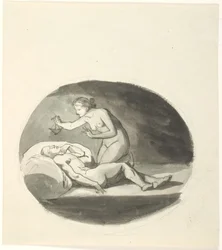 Psyche and the Sleeping Cupid