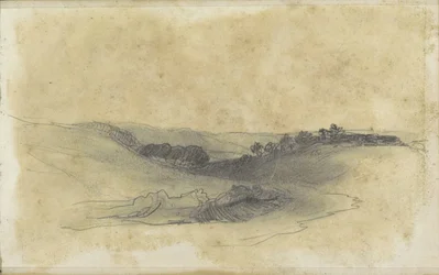 Hilly Landscape with Trees