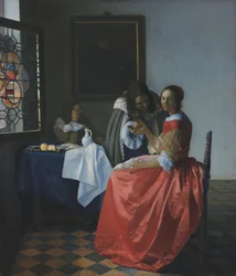 Young Woman with a Wine Glass