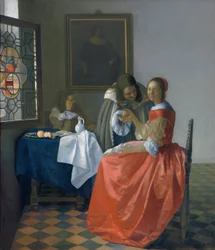 Young Woman with a Wine Glass