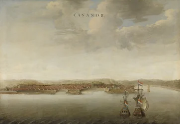 View of Cannanore on the Malabar Coast in India, c. 1662-3