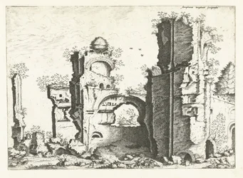 View of Ruins, Possibly the Baths of Caracalla