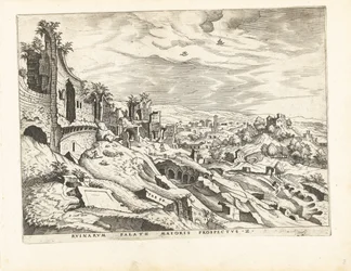 Second View of the Palatine in Rome (series title: Roman Ruins, 1561)