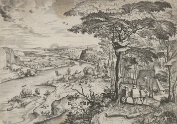 Euntes in Emaus (Landscape with Pilgrims at Emmaus)