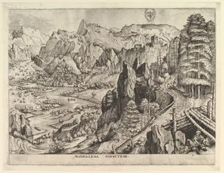 The Penitent Magdalene from The Large Landscapes, ca. 1555-56