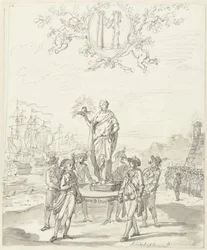 General Armament, Decoration on the Kadijksplein, 1795
