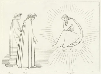 Dante Discoursing with Cacciaguida, Paradise, Canto 17
