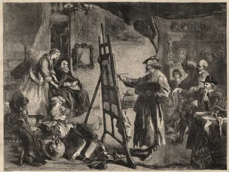 The Studio of Rembrandt