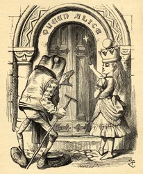 Alice and the Frog, illustration from 