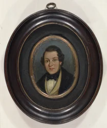 Miniature: Portrait of Abram Constable, brother of the artist