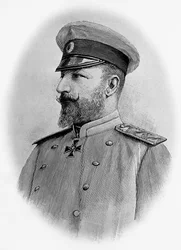 Portrait of Ferdinand I, Tsar of Bulgaria, engraving