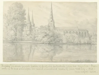 South West View of Lichfield Cathedral