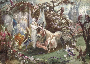 Titania and Bottom from William Shakespeare