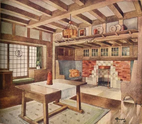 Design for Living Room in a Small House