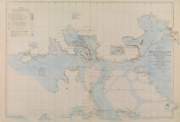 Enlarged plan of Erebus and Terror Bay – The winter quarters of Sir John Franklin