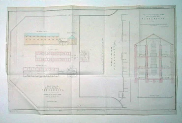 Range of Solitary Cells Erected at the Female Factory at Parramatta, New South Wales