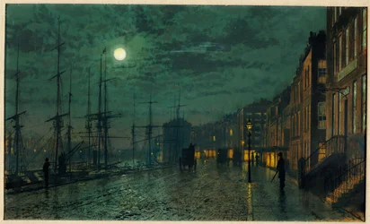 City Docks by Moonlight