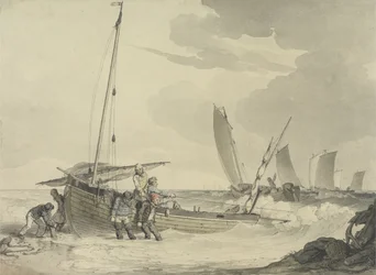 Fisherman putting out to Sea