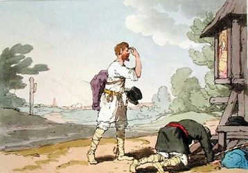 Pilgrims, etched by the artist, published 1804