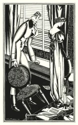 Illustration for Don Juan by Lord Byron: Don Jose and his lady quarrell