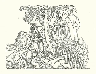 Illustration for Persuasion by Jane Austen