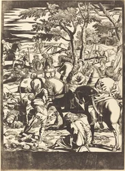 The Crucifixion (right plate)