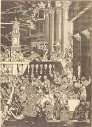 The Marriage at Cana (right plate)