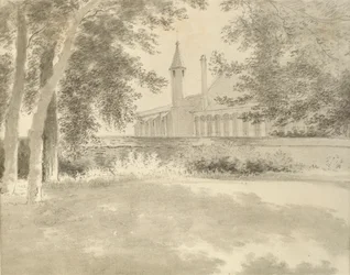 Balliol Chapel and Library from the Grove, August 2, 1783