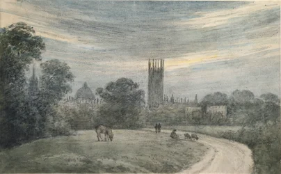 The Entrance to Oxford from London, from Recollection