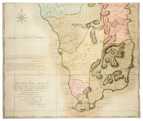 Plan of the Island of Dominica Laid Down by Actual Survey Under the Direction of the Honorable the Commissioners for the Sale of Lands in the Ceded Islands by John Byres Chief Surveyor 1776