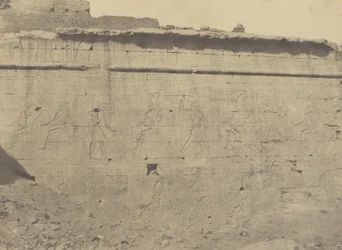 Edfu, Sculptures and Inscriptions of the Eastern Facade of the Enclosure Wall