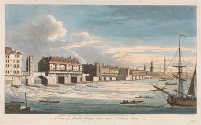 A View of London Bridge Taken near St. Olave
