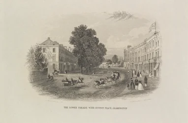 The Lower Parade with Euston Place, Leamington