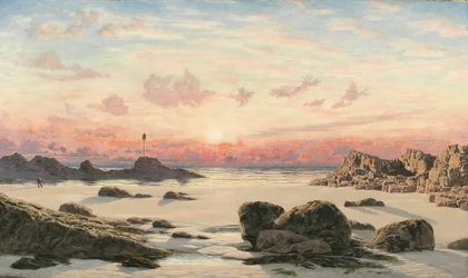 Bude Sands at Sunset, 1874