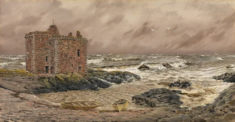 South-East Gale at Portencross Castle