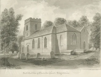 Barlaston Church, 1844