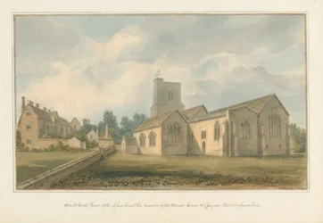 Buckinghamshire - Chenies Church and Remains of the Manor House, 1824
