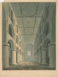 Essex - Waltham Abbey - Interior, 1802