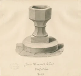 Font in Alstonfield Church