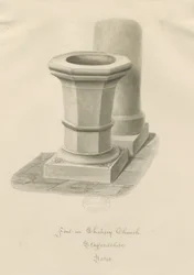Font in Chebsey Church