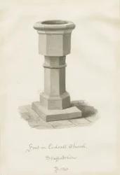 Font in Codsall Church