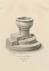 Font in Leigh Church